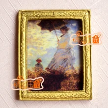 Мини кукольный домик мини-мебель модель декоративная пейзажная живопись декоративная живопись