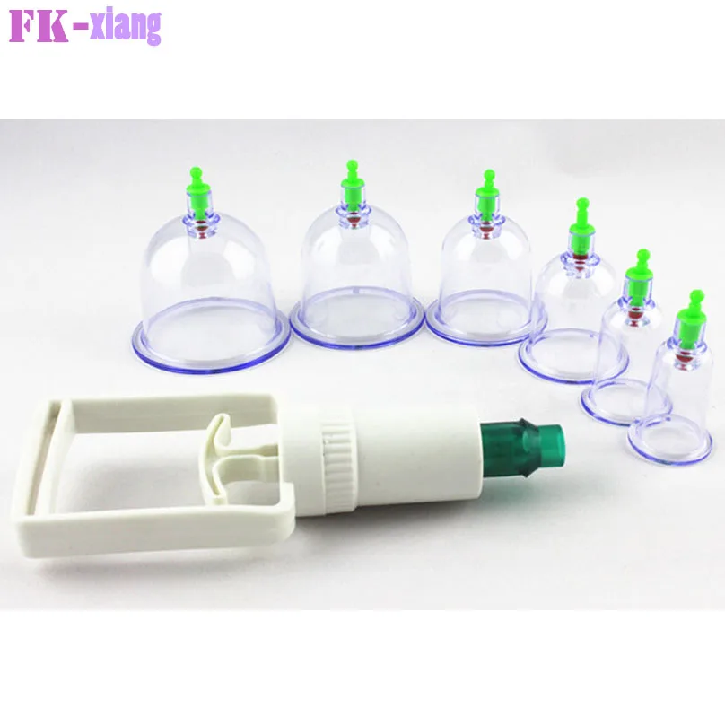 6 Cups Chinese Medical Vacuum Body Massager.Magnetic Acupunture Vacuum Cupping.Set Portable Massage.Therapy Tens Hijama Health 6 Cups Chinese Medical Vacuum Body Massager.Magnetic Acupunture Vacuum Cupping.Set Portable Massage.Therapy Tens Hijama Health