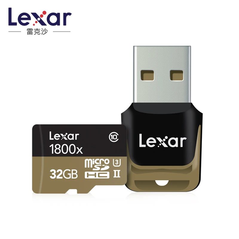 Original Lexar Genuine 32G 1800X 4K 270M/S motion camera UAV high-speed memory card micro sd card 32g 64g 128g with reader card
Original Lexar Genuine 32G 1800X 4K 270M/S motion camera UAV high-speed memory card micro sd card 32g 64g 128g with reader card