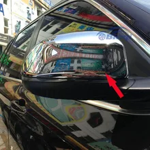 ABS Chrome Car Outer Rear View Mirror Side Cover Trim Trims For BMW X6 2015 2016 2017 2018