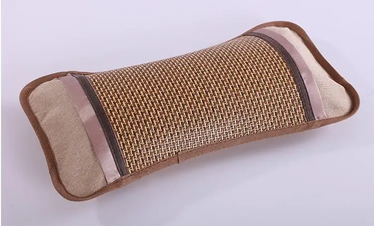 Summer infant child bamboo incense cold pillow flower tea neck nap core rattan ice silk | Дом и сад