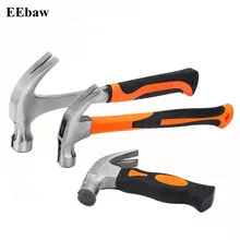 Многофункциональный магнитный молоток с круглой головкой и резиновой ручкой, молоток для деревообработки и электронного домашнего ручного ремонта