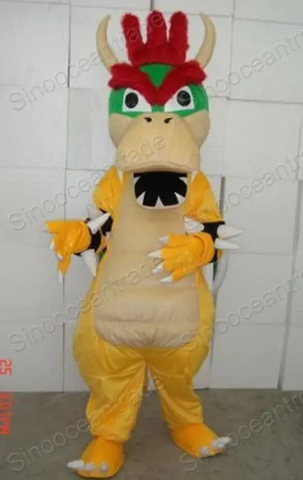 Мультяшный костюм-талисман SUPER MARIO BOWSER KOOPA маскарадный костюм-животное бесплатная