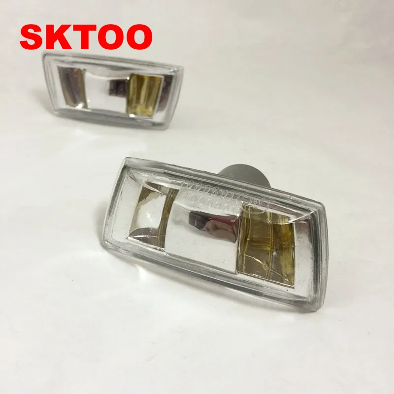 

SKTOO 2Pcs Turn Signal Lamp Fender Light Shell Cover for 2009-2014 Chevrolet Cruze