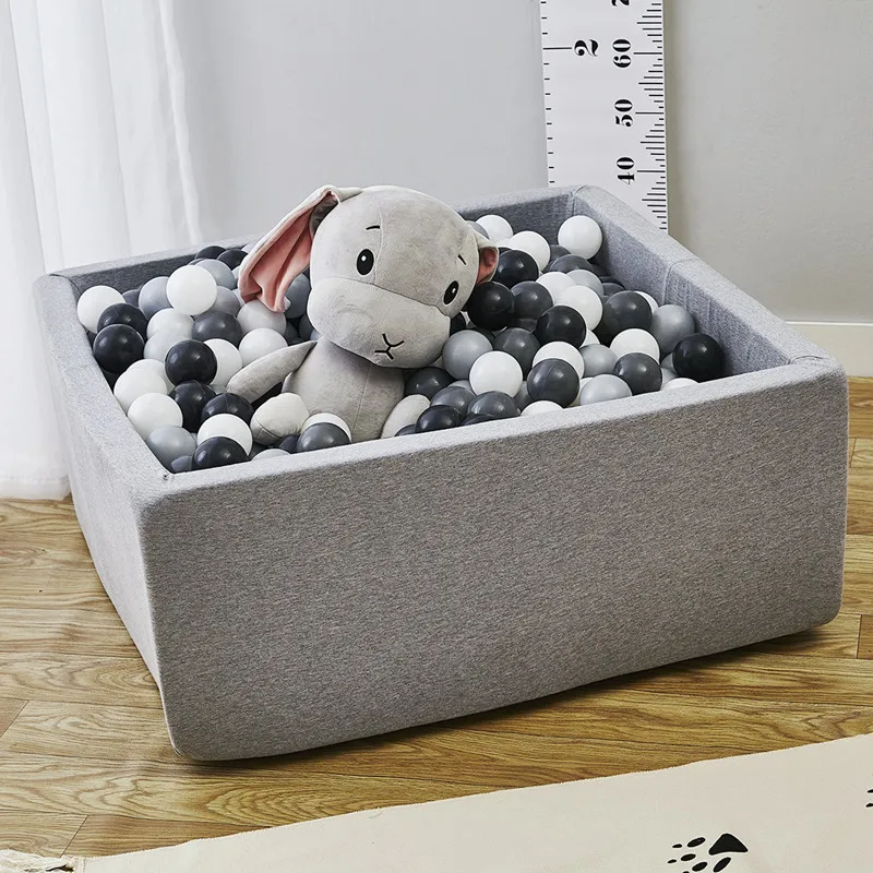  Baby Ocean Ball Pool Fencing Tent Grey Pink Blue Square Dry Pool Pit Play Game Tent For Children Bi