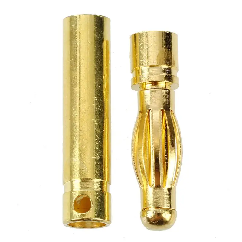 

4mm Inside Dia Male Female Banana Plug Bullet Connector Replacement 10 Pairs