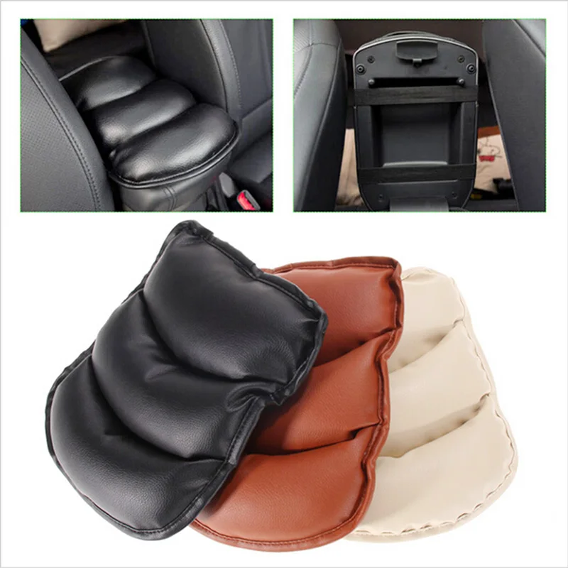 

High Quality Universal Car Auto Armrests Cover Vehicle Center Console Arm Rest Seat Box Pad Protective Case Soft PU Mats Cushion