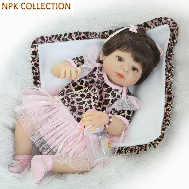 

NPK COLLECTION 52CM Full Silicone Reborn Baby Dolls Handmade Realistic Reborn Doll Juguetes,21 Inch Reborn Babies Bonecas Toys