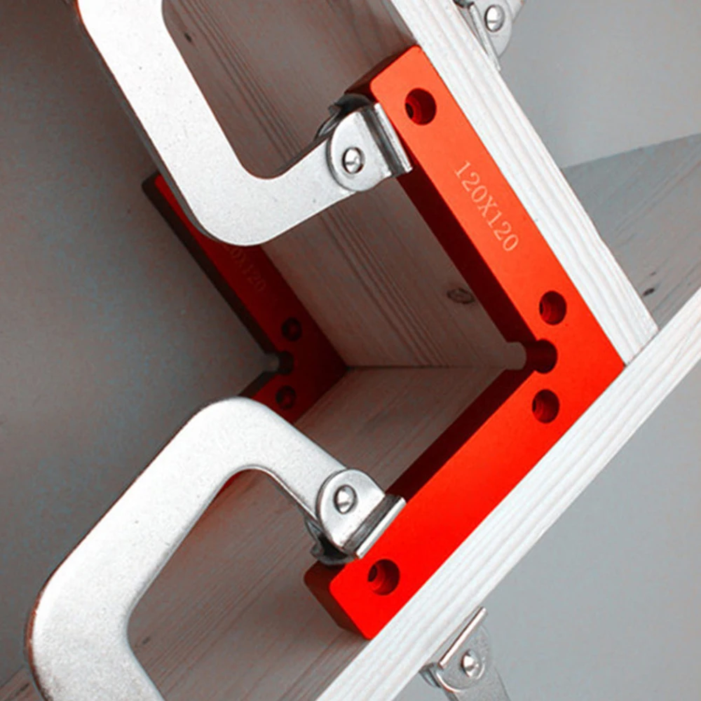 

2PCS Woodworking Precision Right Angle Positioning Clip, Right Angle 90 Degree Positioning Block, Woodworking Combination Tool