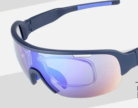 2 линзы и 5 линз, высокое качество, полуоправа, многофункциональные, для спорта на открытом воздухе, Biccycle очки, поляризационные солнцезащитные очки, солнцезащитные очки - Цвет линз: Серый