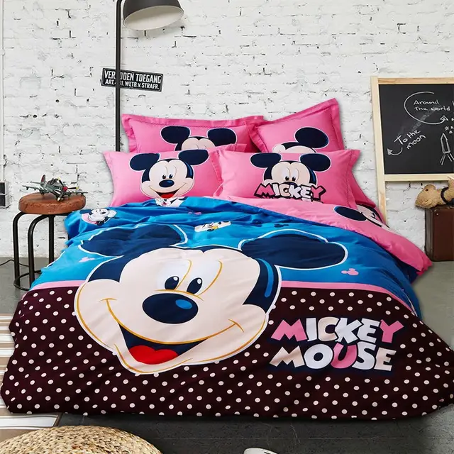 3d cartoon bedding sets full/Queen Size Cartoon characters theme 4pcs