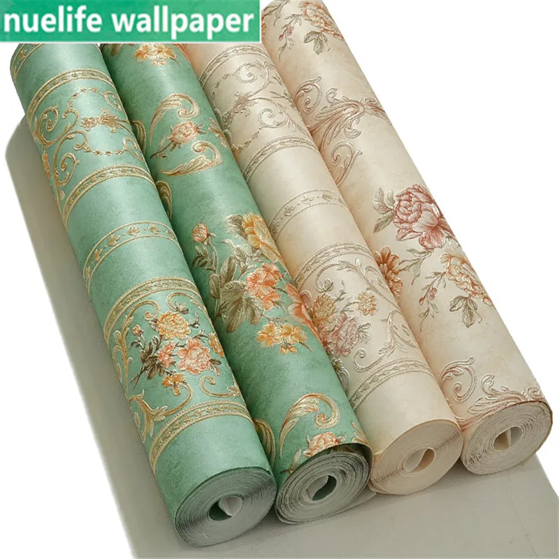Idyllic retro nostalgic style living room bedroom bookstore restaurant beauty salon 3D non-woven wallpaper background wallpaper Idyllic retro nostalgic style living room bedroom bookstore restaurant beauty salon 3D non-woven wallpaper background wallpaper
