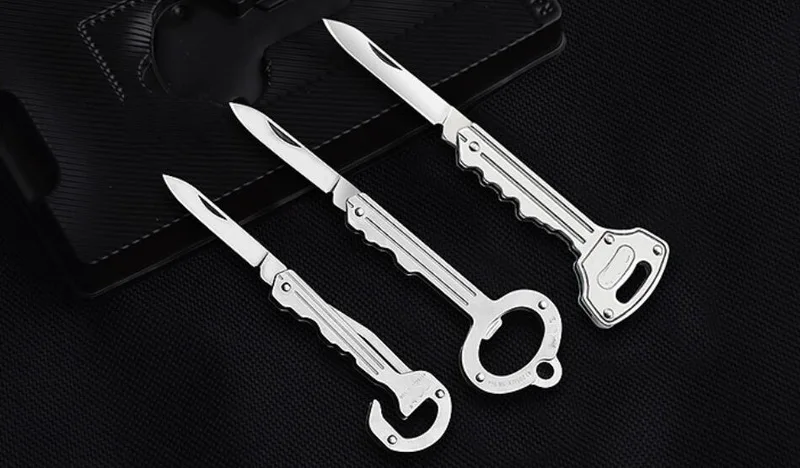 EDC. Lock-chave livre faca mini multi-função de