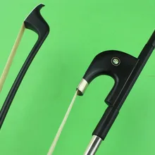 1 шт. 3/4 углеродного волокна контрабас лук Пособия по немецкому языку стиль белый конский волос