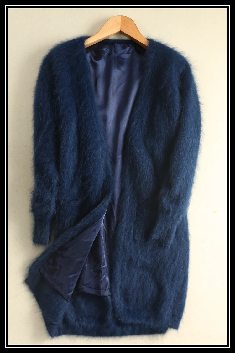 Женский кардиган,, свитер из натуральной норки и кашемира, теплая подкладка, Осень-зима, кашемировое пальто, большие размеры, большие размеры, tbsr639