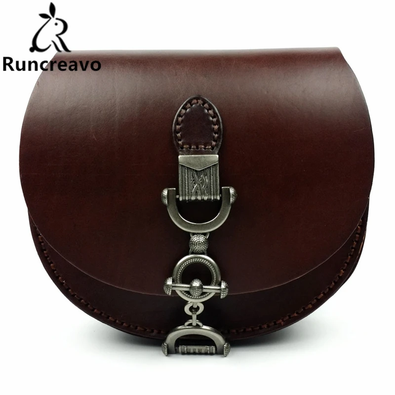 

2018 Vintage Handmade Leather first layer of Leather Mini Small Bag Satchel Bag female saddle Bag Fashion.