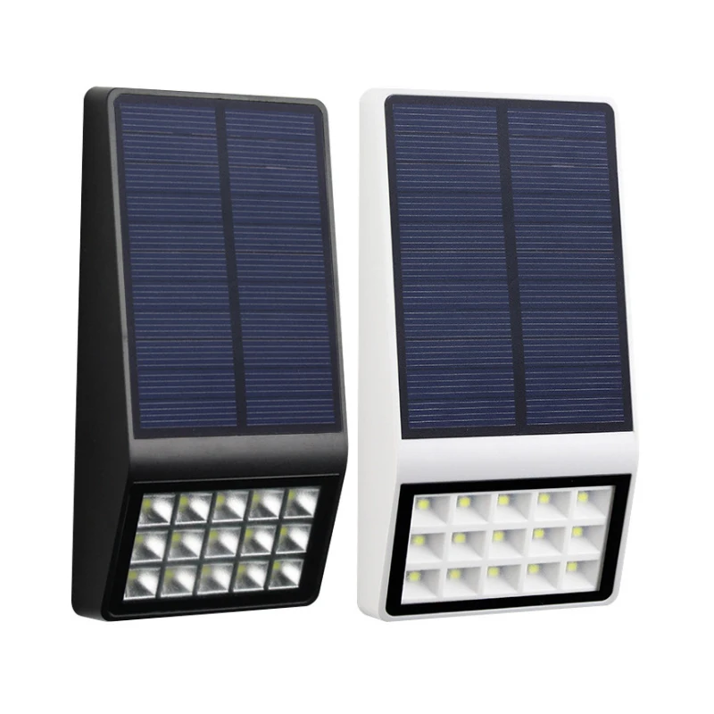 LED Solar Night light 15LEDs Waterproof Solar lamp Brightness