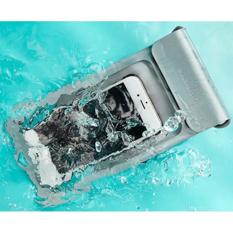 Xiaomi Mijia Guildford плавательный водонепроницаемый чехол для телефона сумка для сенсорных экранов чехол для дайвинга Чехол для мобильного телефона чехол для iPhone Xiaomi Oneplus - Цвет: Silver