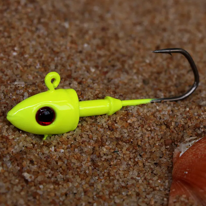 Buy High Quality 45g Fish Head Lead Headed Jig Night