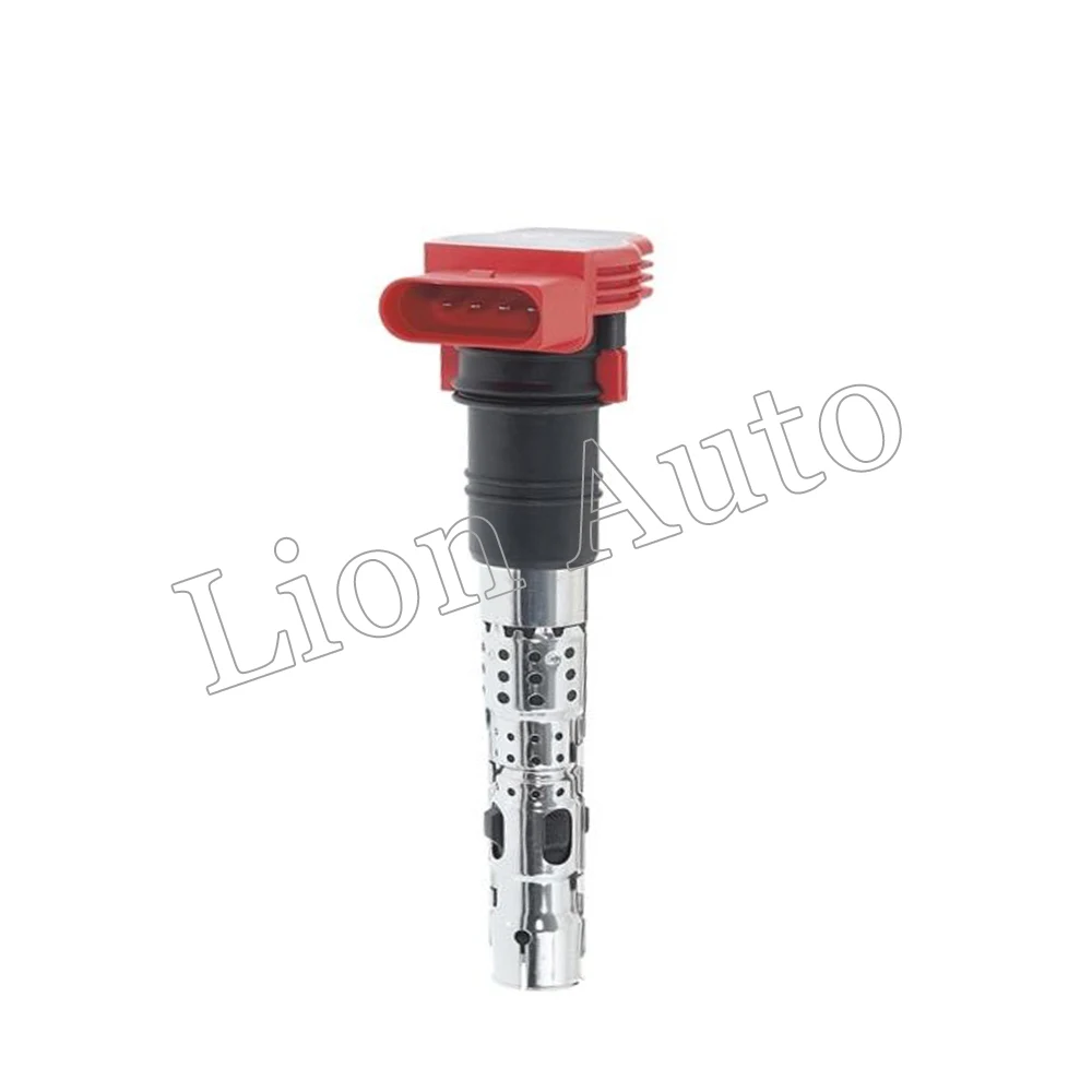 Red Spark Plug Ignition Coils For AUDI A8 S6 A6 Allroad Quattro Touareg