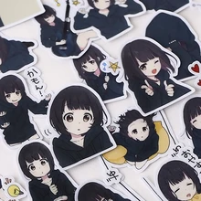 39 шт милые Menhera-chan детские забавные бумажные наклейки домашние наклейки для книг на ноутбук/декоративные Скрапбукинг/Сделай сам