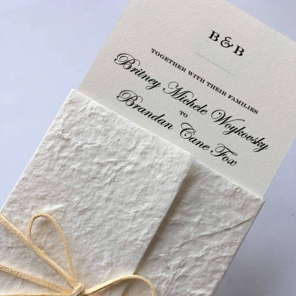 Unique Wedding Invitation card 50pcs