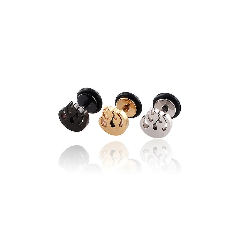 1 пара мужские серьги гвоздики из нержавеющей стали 316L|stud earrings|mens stud earringsearrings for men