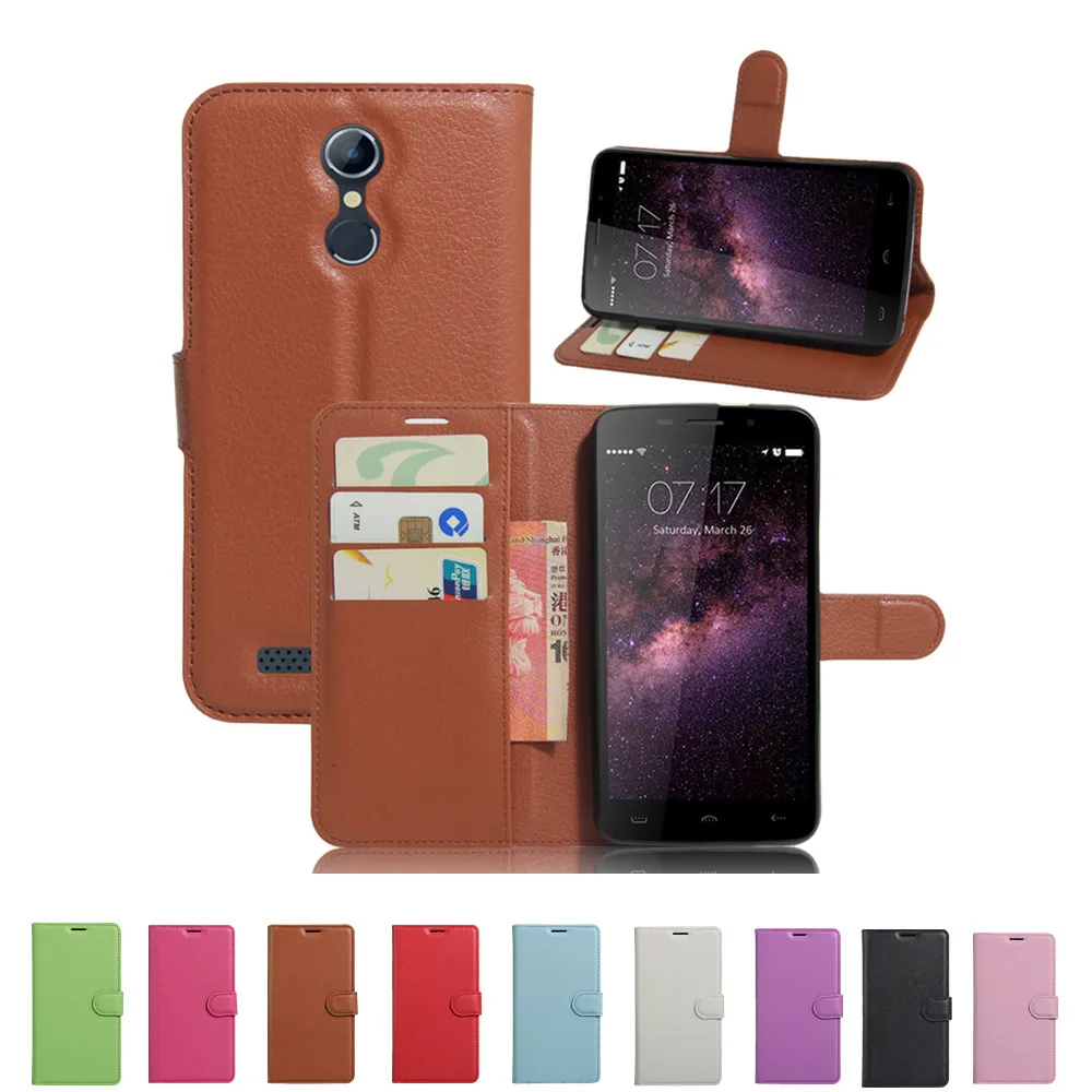 Homtom HT17 Case Luxury Wallet PU Leather Case for Homtom HT17 Pro Flip Protective Cell Phone