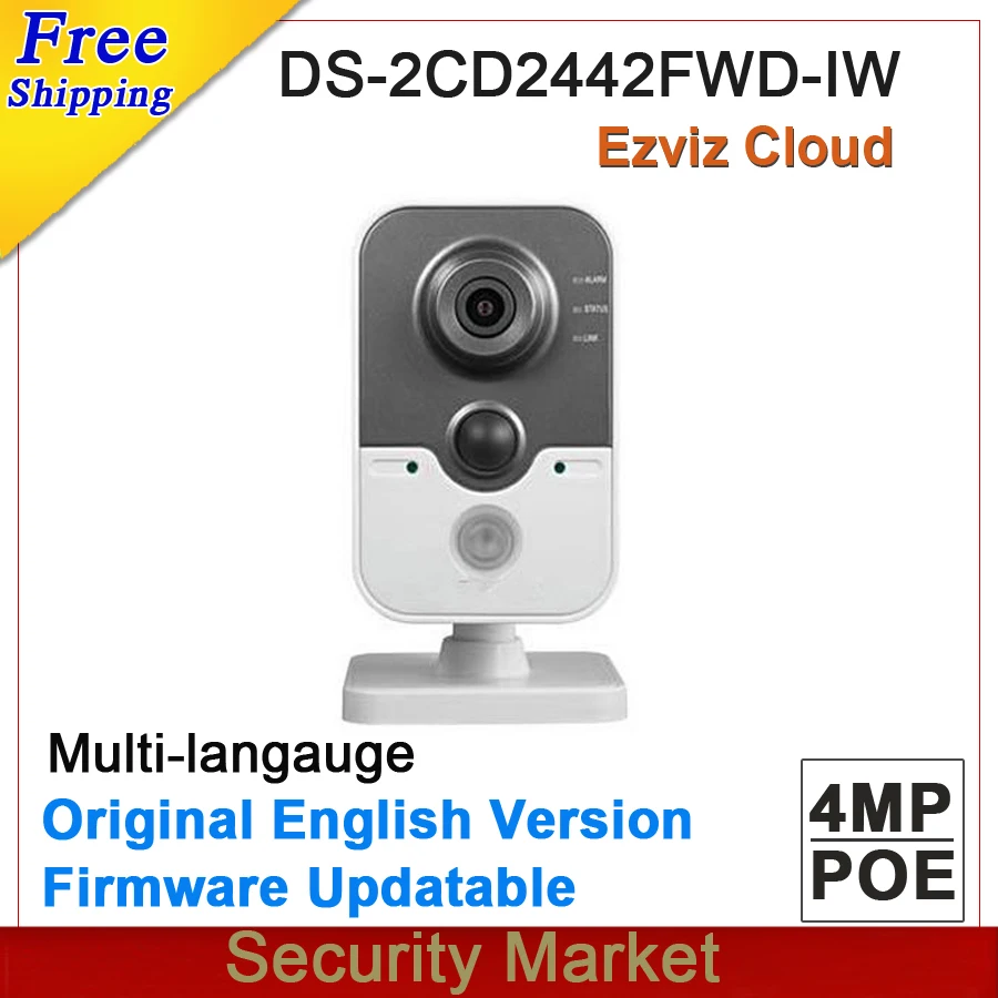 bilder für Ursprüngliche englisch version 4MP IR Cube Netzwerkkamera DS-2CD2442FWD-IW ersetzen DS-2CD2432F-IW CCTV IP wifi IPC DS-2CD2442FWD-IW bilder für Ursprüngliche englisch version 4MP IR Cube Netzwerkkamera DS-2CD2442FWD-IW ersetzen DS-2CD2432F-IW CCTV IP wifi IPC DS-2CD2442FWD-IW