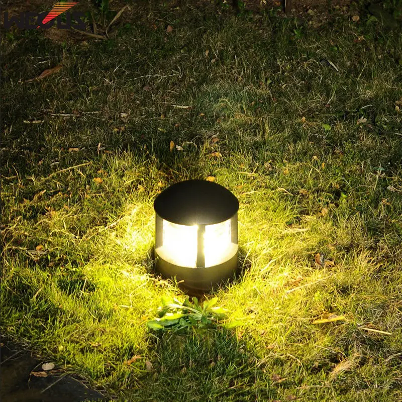 (WECUS) Simple E27 Base Outdoor Column Headlight Wall light Garden Light Wall lamp Waterproof Villa Light Landscape Lawn Lamp (WECUS) Simple E27 Base Outdoor Column Headlight Wall light Garden Light Wall lamp Waterproof Villa Light Landscape Lawn Lamp