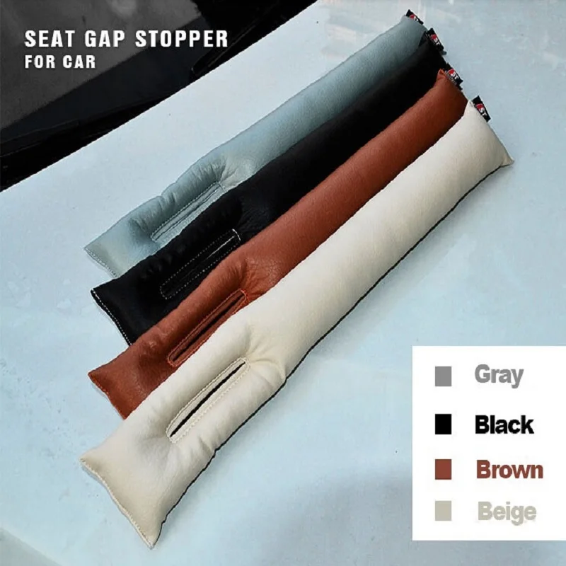 

Universal Car Seat Cushion Crevice Gap Stopper PU Leather Leakproof Protector Car Seat Cover 1PCS