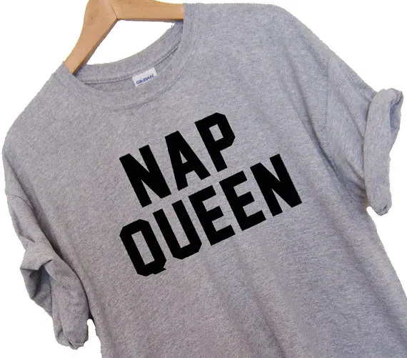 Nap Queen футболка в стиле Tumblr унисекс Одежда Мода для подростков топы женщин и