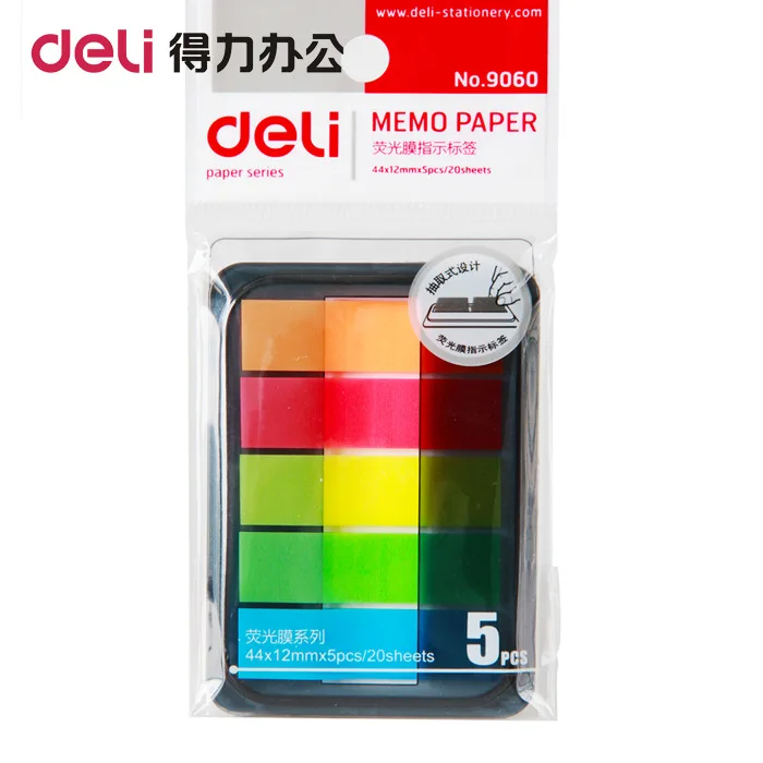 

9060 Fluorescent Membrane Indicator Label Extraction Box Categorized Notes and Pepsi Index Post sticky notes stationery
