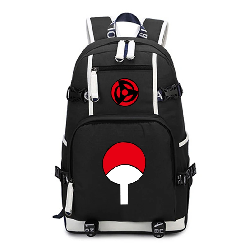 Наруто зарядка через usb Bagpack мужской/женские походные рюкзаки компьютер рюкзак повседневное стиль сумки унисекс рюкзаки для колледжа