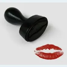 Beijo amor lábio selo truque raro moda vermelho sexy beijo selo como um presente para valentine freeshipping