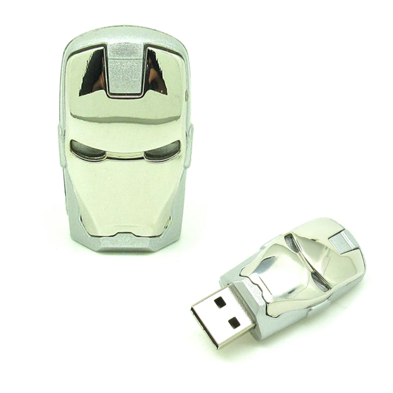 Новинка, флеш-диск usb 2,0, для Мстителей, Железный человек, ручка-накопитель, 4g, 8g, 16g, 32g, реальная емкость, память, usb, флешки, не светильник