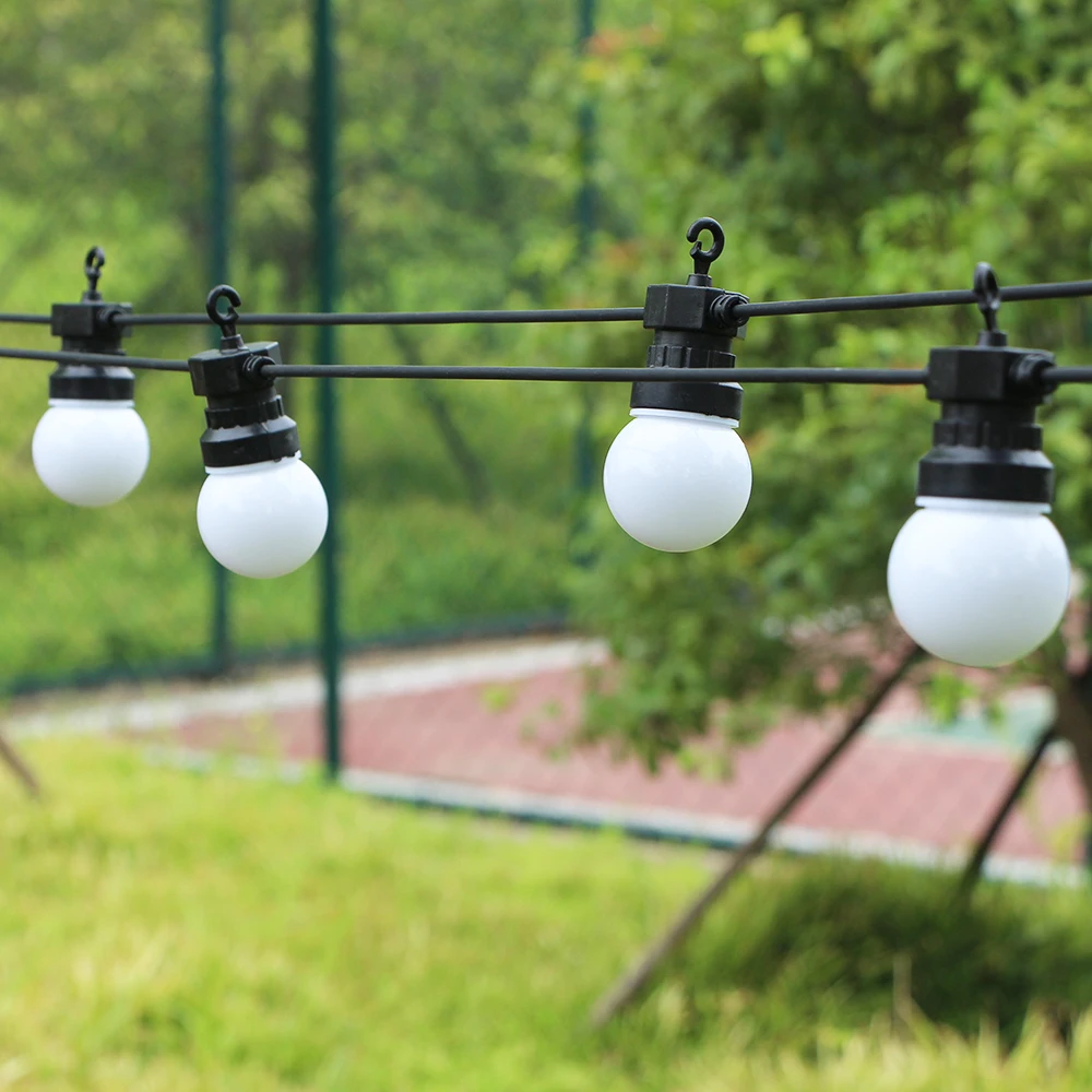 10 м 20 светодиодный s таймер функция Глобус лампы на веревочке гирлянда вечерние мяч открытый водонепроницаемый светодиодный вечерние