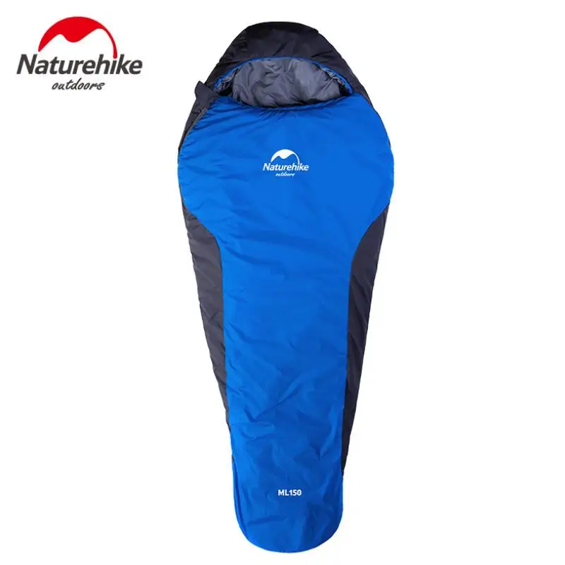 

Naturehike Outdoor Camping Sleeping Bag Adult 210T Waterproof Nylon Cotton Mummy Sleeping Bag For Tourism Hiking NH15S013-D