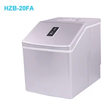 1 шт. HZB-20FA машина для производства льда Портативный автоматическая машина для изготовления производитель кубиков машина пуля круглый льда блок вырабатываюшая машина 25kgs/24 часа в сутки 220 V