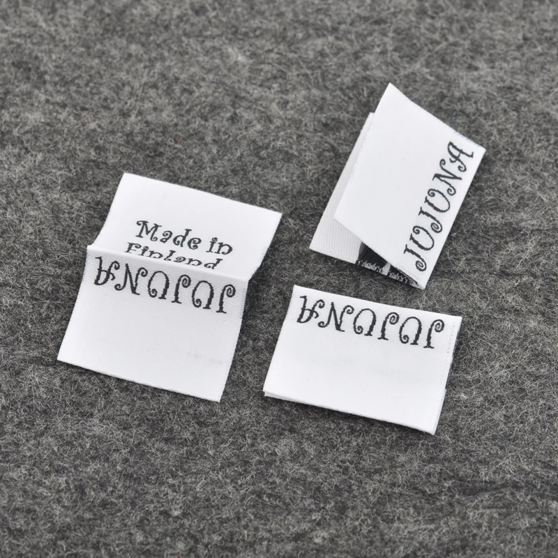 Wholesale Customized clothing garment tags washable woven labels brand