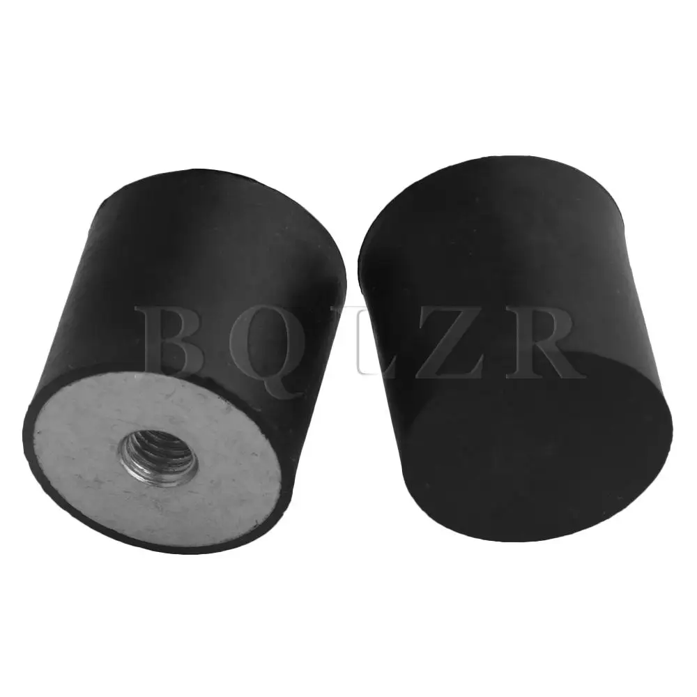 BQLZR 5 шт. 3x3 см M8 черные антивибрационные резиновые крепления изоляторы|Детали