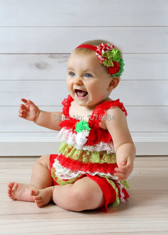 

Christmas romper,Red Green White christmas lace romper,Christmas outfit,toddlers romper,Candy Cane christmas baby romper