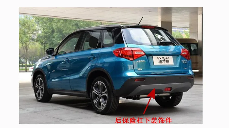 

Car styling ABS Original fund Front+Rear Bumpers Front photo decorative cover plate fit for 2015-2017 SUZUKI Vitara