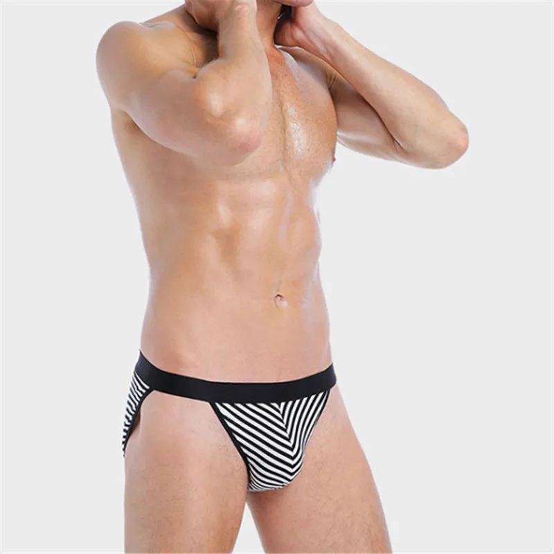 Sexy design men's health fabric sweat absorption panty high quality rubber belts skin care briefs (6)