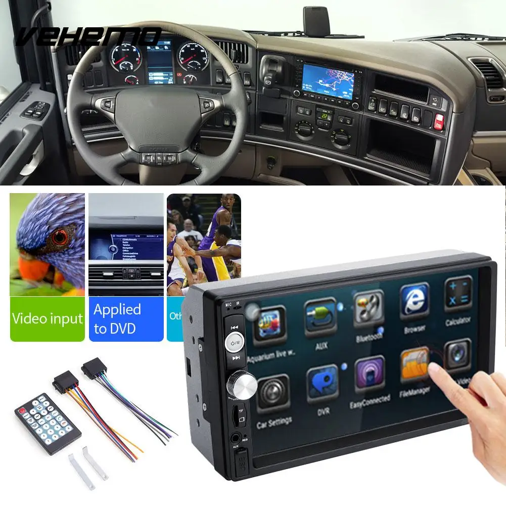 

Vehemo DC 12V MP5 Player USB Car MP5 Premium AUX Car Audio Car Electronics Smart Audio Video Player