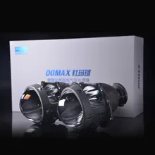Aozoom 2 pcs 3 Polegada Alto Brilho HID Bi-Xenon Lente Do Projetor Com Azul Filme Chapeamento