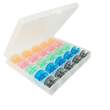 

25Pcs/Set Empty Bobbins Sewing Machine Spools Colorful Bobbins Spool for Brother Janome Singer Elna Sewing Machine 5BB5560