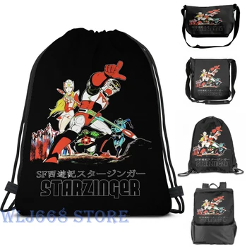 

Funny graphic print shoulder Bags women Sci-Fi West Saga Starzinger Single shoulder backpack travel for men Gym Bag