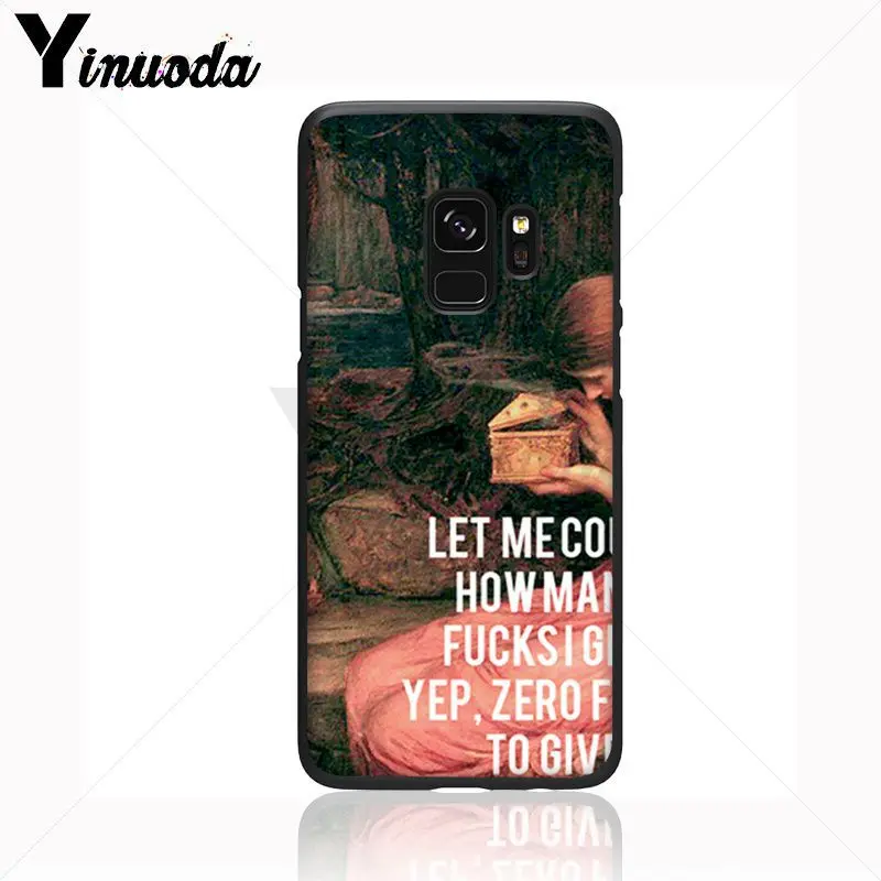 Yinuoda классический арт мемы картина с цитатами клиент Телефон чехол для Samsung Galaxy s7