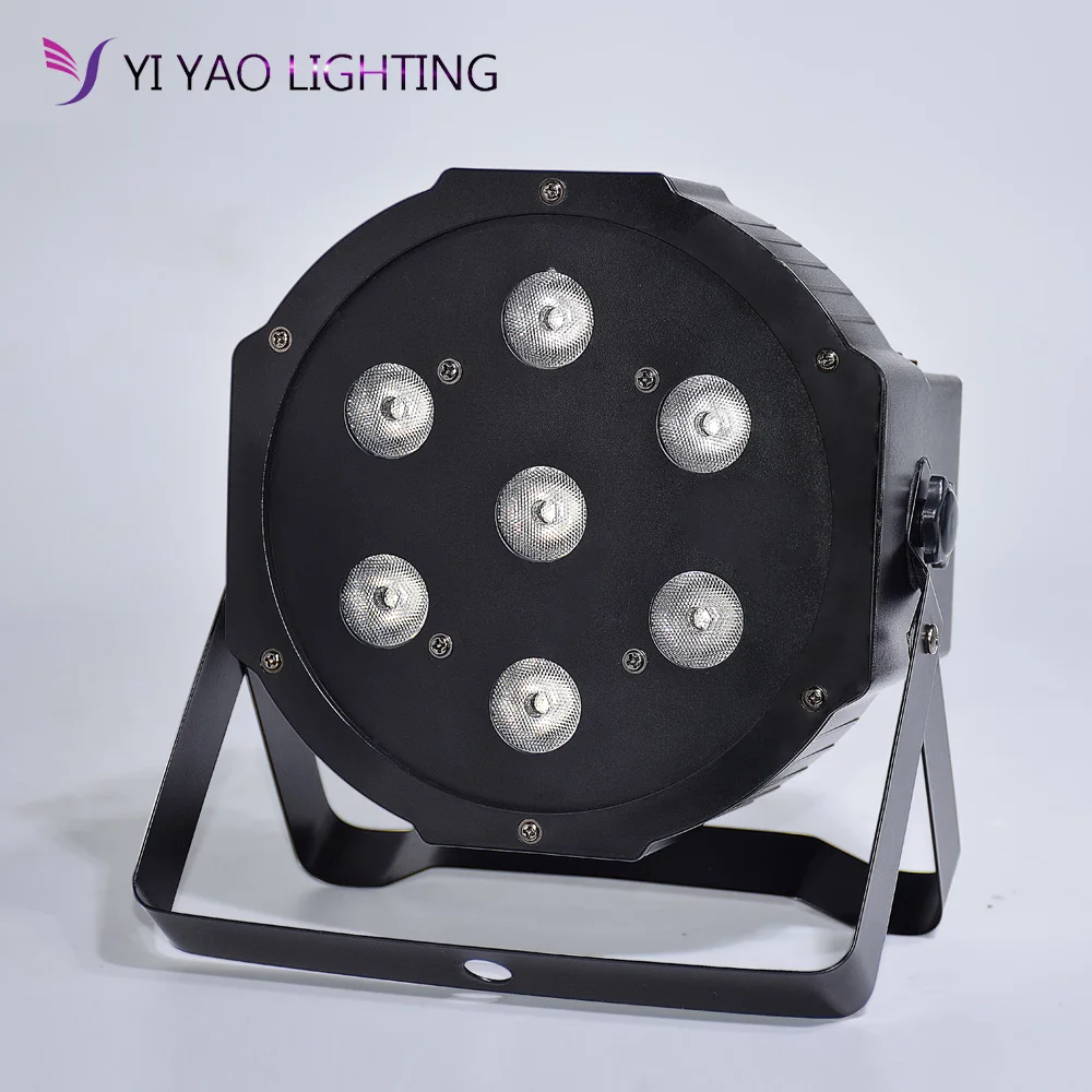 

7X10W RGBW Stage DJ Lighting LED DMX Par Can Light Party Lights DJ Disco Lights Wash Effect Sound Activated Modes